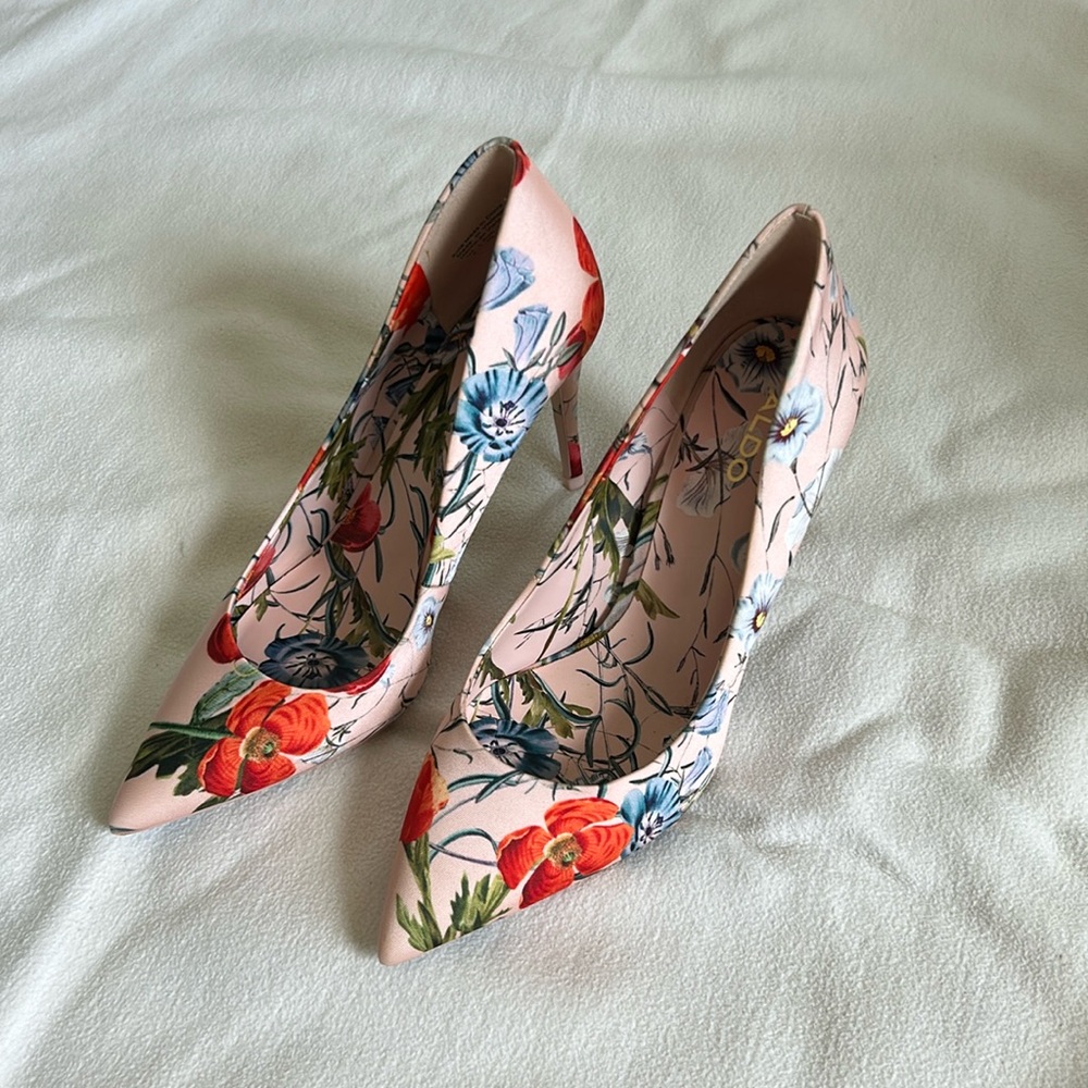 ALDO Floral Heels